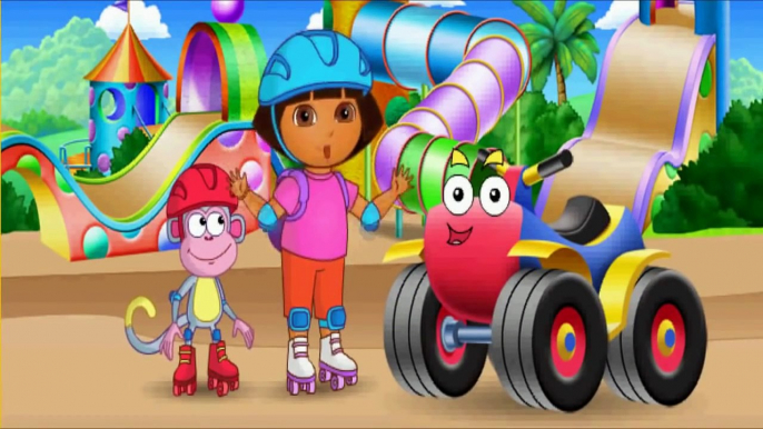 Doras Great Roller Skate Adventure - Dora Games - Dora The Explorer ( Full Game )