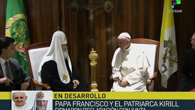 Papa Francisco y Patriarca Kirill firman declaración conjunta