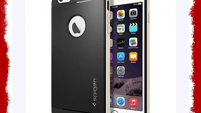 Spigen Funda para iPhone 6 Plus NEO HYBRID METAL - color Champagne SGP11071