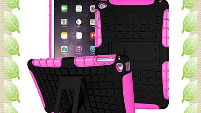 Apple iPad mini 4 FundaMama Mouth Heavy Duty silicona híbrida con soporte Cáscara de Cubierta