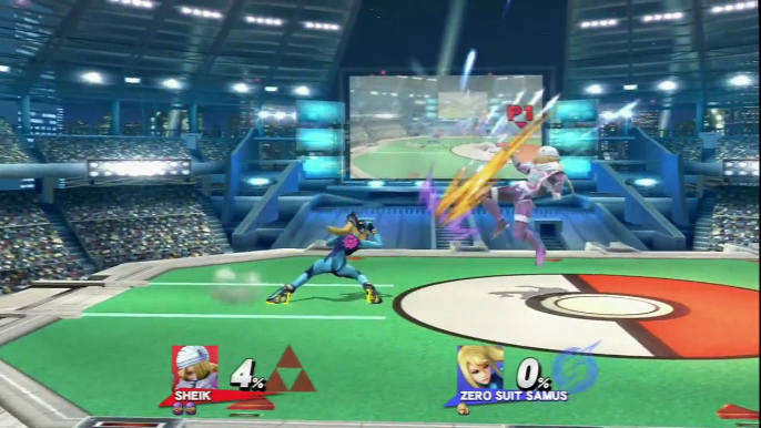 Unknown Joe(Shiek) vs DV(Zero Suit Samus) in: Dodge Mania - Super Smash Bros Wii U