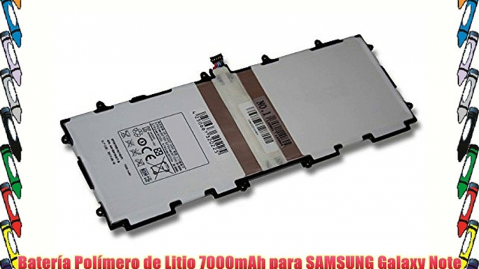 Batería Polímero de Litio 7000mAh para SAMSUNG Galaxy Note 10.1 Galaxy Tab 10.1 Galaxy Tab