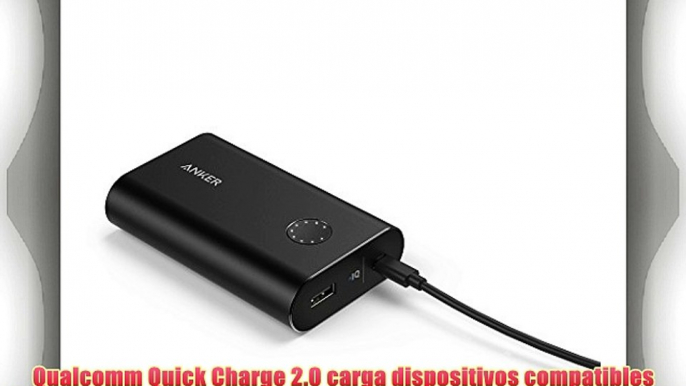 [Quick Charge Cargador Portátil] Anker PowerCore  10050: La Batería Externa de 10000mAh Más