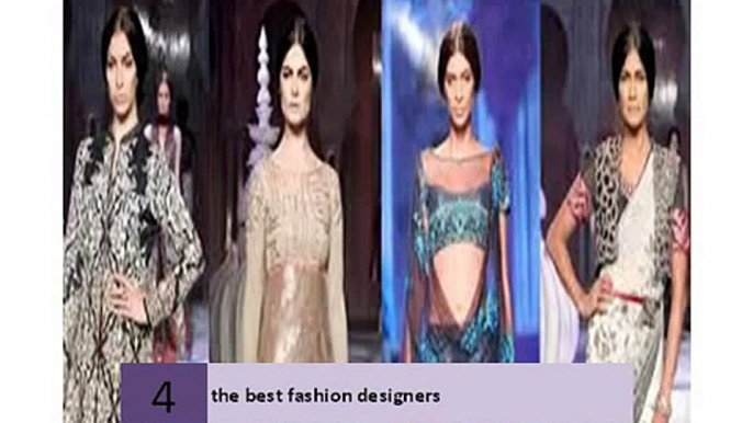 Designers - Top Fashion Designers from India