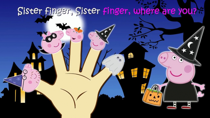 Peppa Pig Halloween Finger Family Nursery Rhymes Lyrics