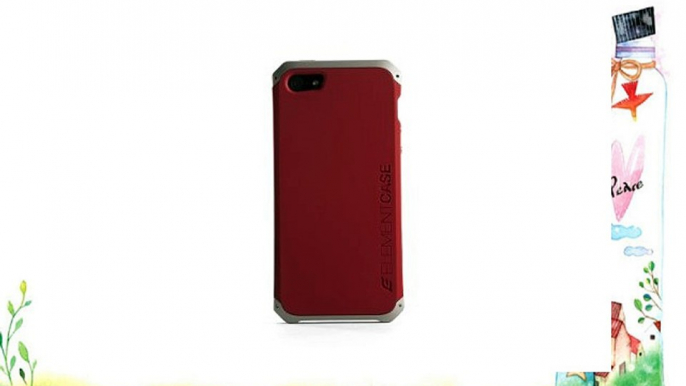 Element Case API5-1410-RS00 Solace - Carcasa rígida para iPhone 5 y 5S color rojo