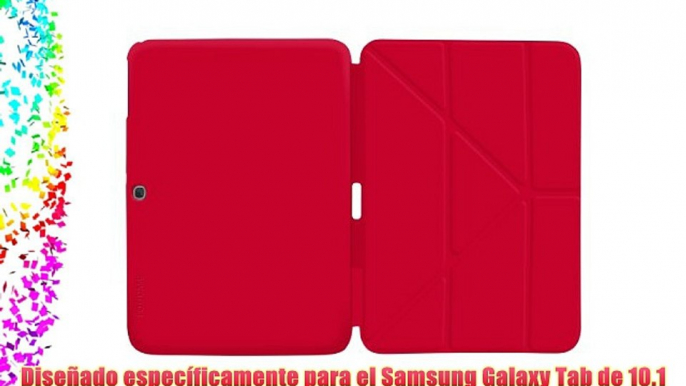 rooCASE Samsung Galaxy Tab 3 10.1 101 caso carcasas cubierta funda folio - Origami soporte