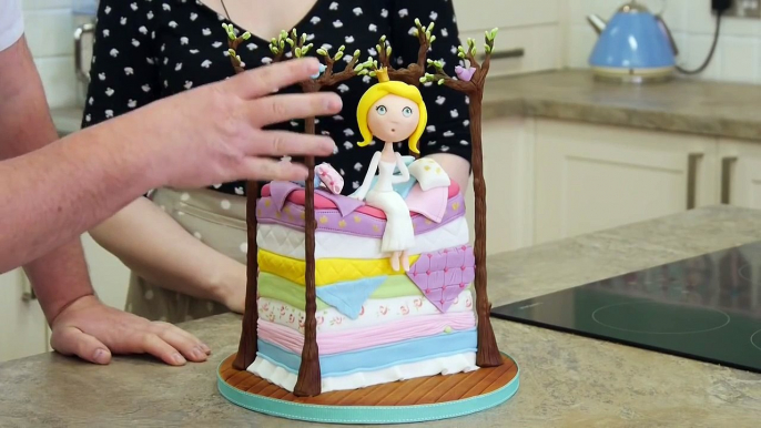 The Princess and the Pea Cake Preview by Janette MacPherson - Paul Bradford Sugarcraft School