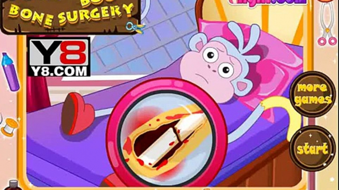 Dora Help Boots Bone Surgery - Dora The Explorer Games - Dora Doctor Games - Cartoons for Children