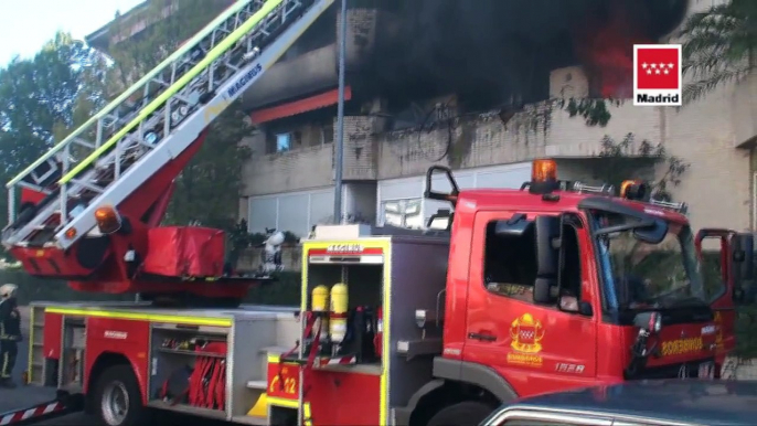 30.10.11 Incendio de vivienda en Majadahonda