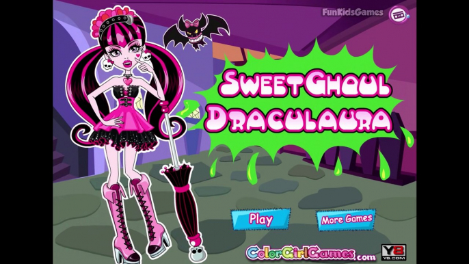 Monster High Full Episodes - Sweet Ghoul Draculaura Game - Monster High Episodes for Girls