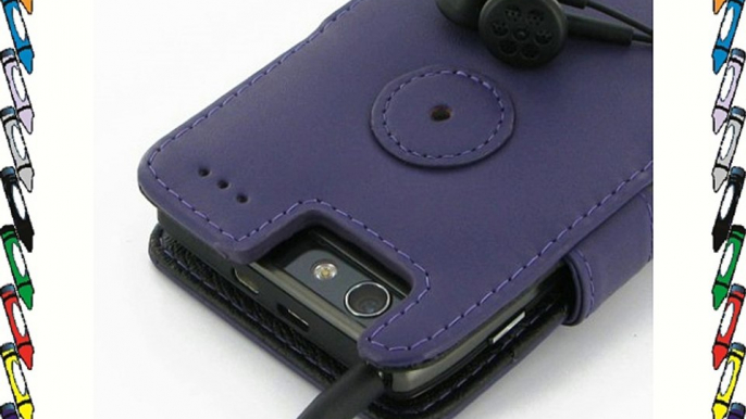 PDair B41 Purple Leather Case for Motorola Droid Razr Maxx