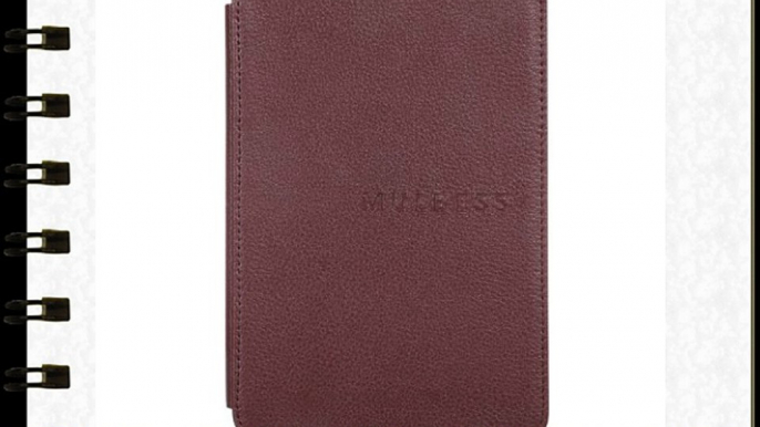 Mulbess® Amazon Kindle 4 Funda de cuero Piel Genuina con luz Amazon para Kindle 4 color Marrón