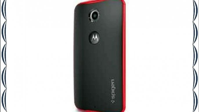 Spigen Neo Hybrid - Funda para Google Nexus 6 color rojo