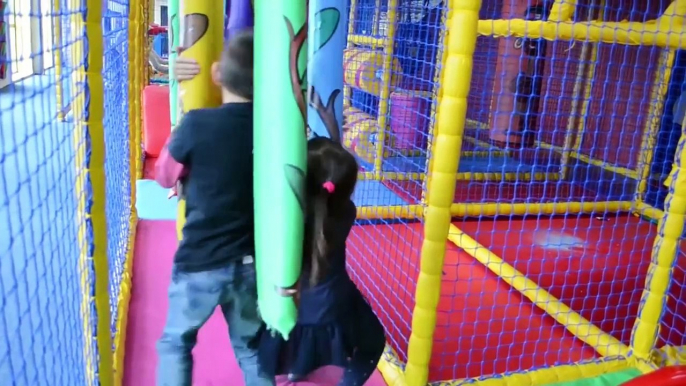 Indoor Playground Family Fun for Kids Play Center Slides Playroom with Balls | TheChildhoodLife