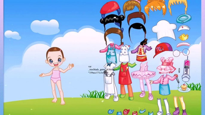 Baby and future career dressup game for girls baby games Baby and Girl games and cartoons bS1 zikA