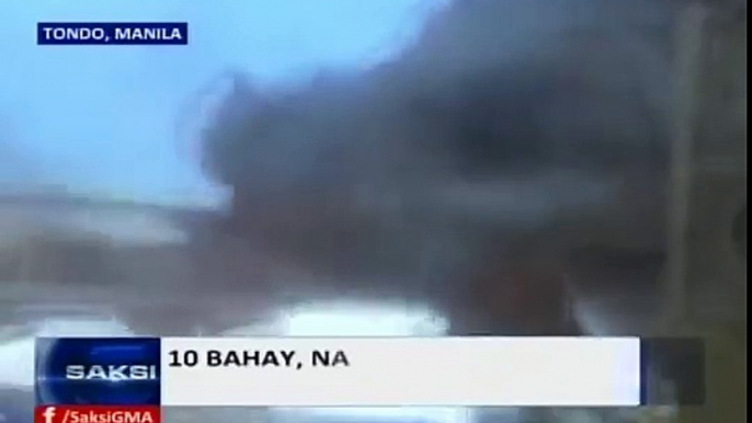 Saksi: 10 bahay, nasunog inclus sa hinihinalang problema sa kuryente