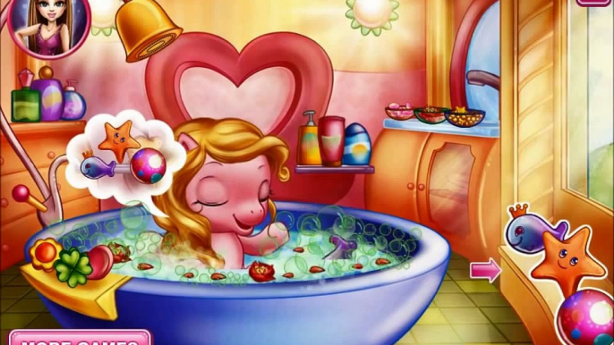 Baby Pony Bath - Animal Care Games - Baby Animal Bathing # Watch Play Disney Games On YT Channel