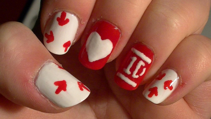 1D Nails - One Direction Nail Art - One Direction Nails - 1D Nails - How to do one direction nail - inspired nails