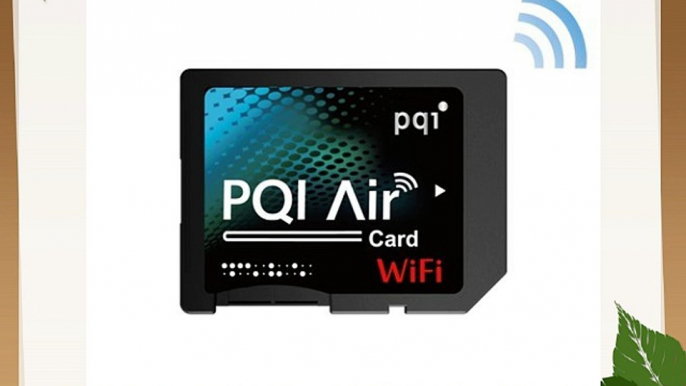 PQI Air Card - Tarjeta microSDHC con adaptador microSD inalámbrico (32 GB)