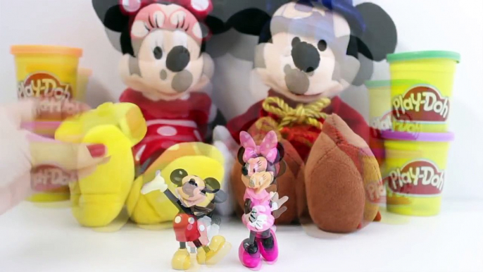 Mickey Mouse & Minnie Mouse Play Doh Popsicles Disney Ice Creams Play Doh Ice Creams Toy Videos