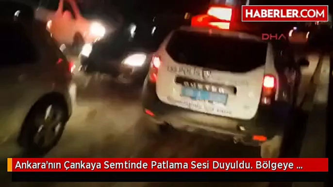 Ankara'nın Çankaya Semtinde Patlama Sesi Duyuldu. Bölgeye Ambulanslar Sevk Edildi 4