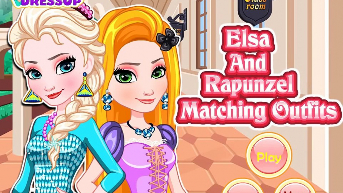 Elsa And Rapunzel Matching Outfits - Best Game for Little Girls