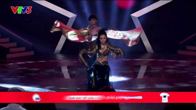 Vietnam's Got Talent 2014 - Hậu trường - Giám khảo Huy Tuấn chia sẻ tiết mục nút vàng của mình.