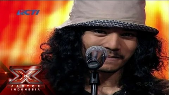 YOSUA PICHABA - JEALOUS GUY (John Lennon) - The Chairs 1 - X Factor Indonesia 2015