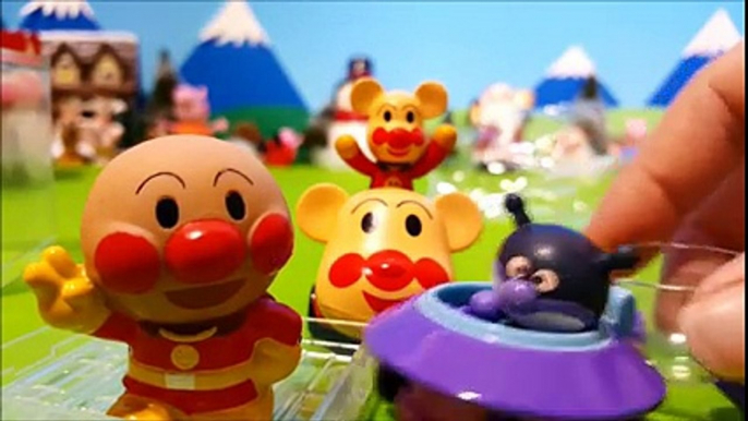 バイキンマンびっくり！アンパンマンが二人！？アニメおもちゃ❤おかあさんといっしょ♦ Toy Kids トイキッズ animation anpanman