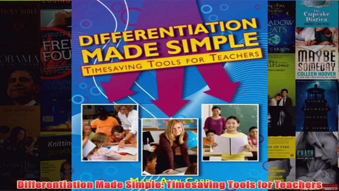 Download PDF  Differentiation Made Simple Timesaving Tools for Teachers FULL FREE