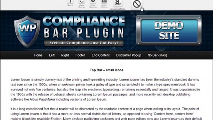 WP Compliance Bar Plugin | WP Compliance Bar Plugin Review and Bonuses | Anton Nadilo