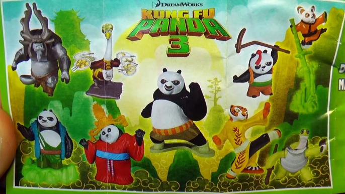 Kung Fu Panda 3 surprise eggs!!! Unboxing 3 Kinder surprise eggs For Kids TOYS Surprise Co