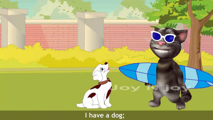 Tom Cat Dog Ben Nursery Rhyme For Kids | Latest Version Of 3D Animated Videos And Learning Lyrics