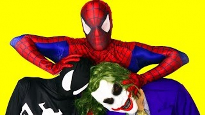 Spiderman vs Venom vs Joker - Joker Jail Escape - Real Life Superhero Movie