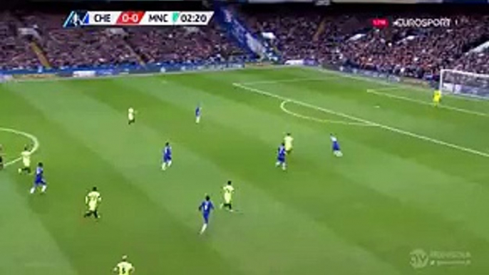 David Faupala Fantastic Chance - Chelsea v. Manchester City (FA Cup) 21.02.2016 HD