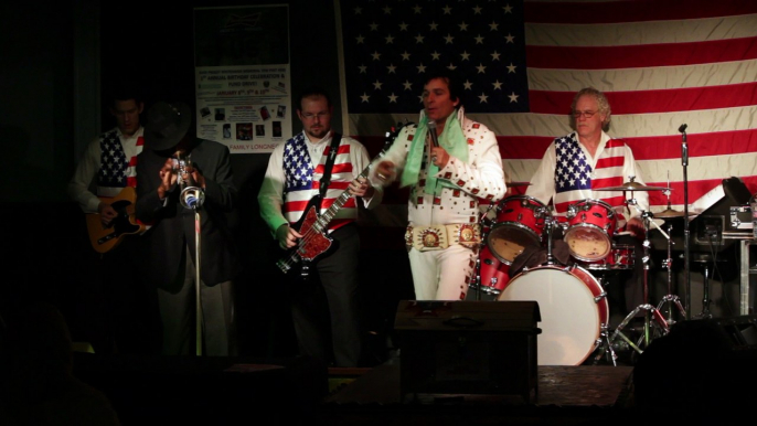 Todd Herendeen & Ben Cauley perform 'Burning Love' Elvis Presley Memorial VFW 2015