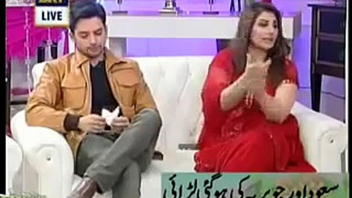 Saud & Javeria Fight In Nida Yasir Live Morning Show