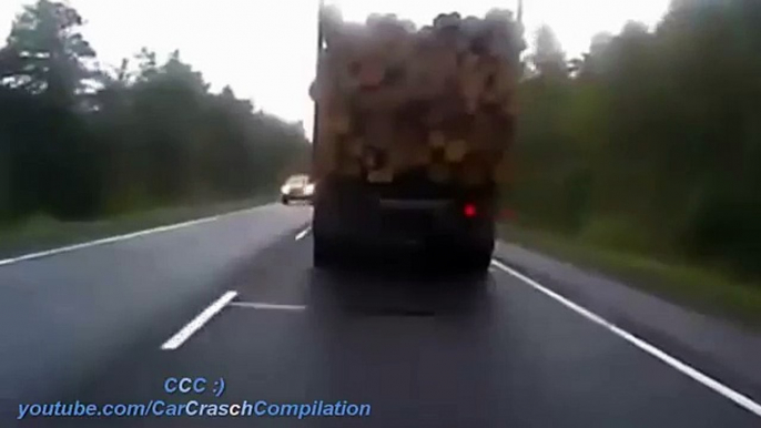 very close to truck crash