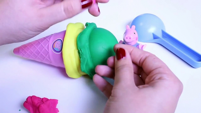 Peppa Pig Ice Cream Parlor Play Doh Ice Cream Playdough Popsicles Play-Doh Scoops n Treats Playset