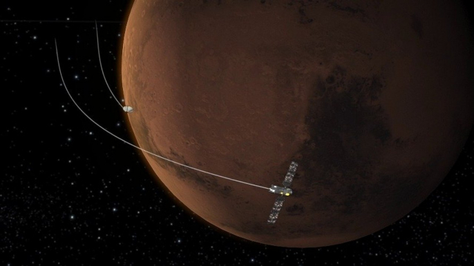 ExoMars 2016 arriving at Mars