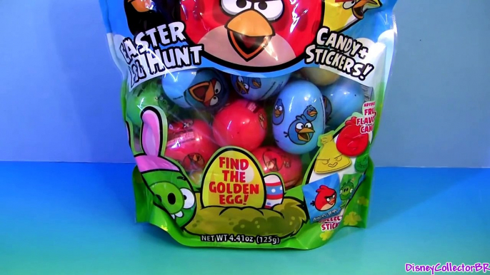 25 Angry Birds Surprise Eggs Easter Golden Egg Hunt Holiday Edition Epic Review by Funtoys