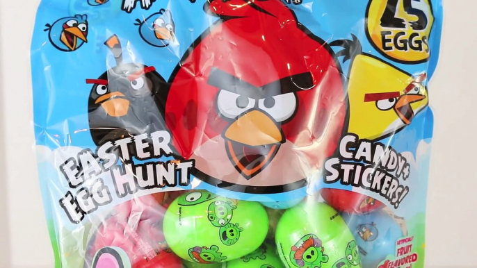 Angry Birds Surprise Eggs Easter Eggs Hunt Angry Birds Plastic Eggs Easter Candy Toys DisneyCarToys