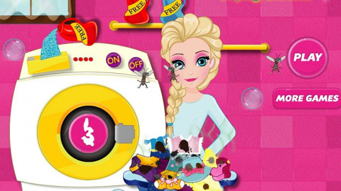 Elsa Drying Clothes - Best Games For Girls