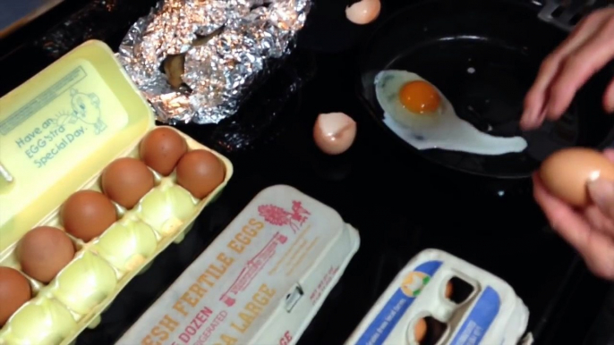 Comparing free range chicken eggs to store bought