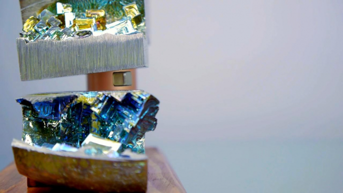 Levitate a Magnet with Bismuth Crystals - No Energy Cost, Indefinite Levitation