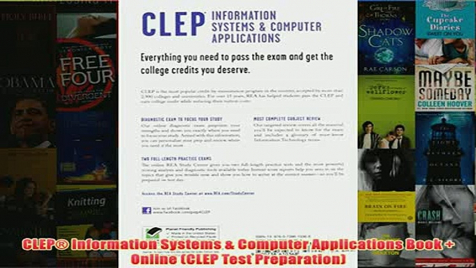 Download PDF  CLEP Information Systems  Computer Applications Book  Online CLEP Test Preparation FULL FREE