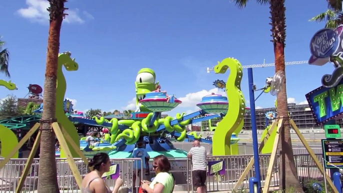 Kang and Kodos Twirl n Hurl ride-through at Universal Studios Florida - The Simpsons