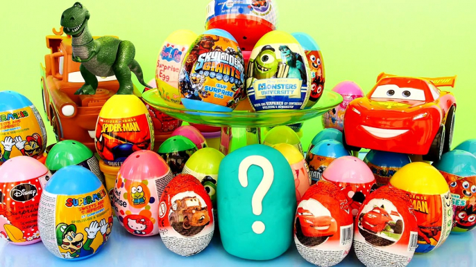 Play Doh Kinder Surprise Cars Disney Chocolate Easter Eggs Angry Birds Starwars Play-Doh Toys