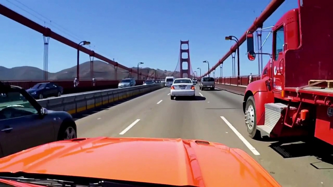 2015 Ford Mustang Drive Around San Fransico & Golden Gate Bridge